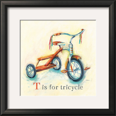 T Is For Tricycle by Catherine Richards Pricing Limited Edition Print image