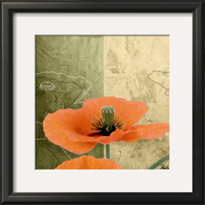 Orange Poppies Iii by Patty Q. Pricing Limited Edition Print image