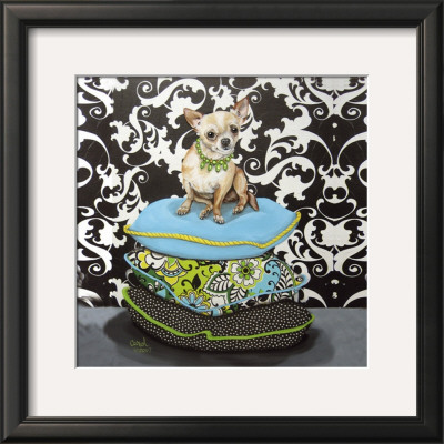 Chihuahua Pillows I by Carol Dillon Pricing Limited Edition Print image