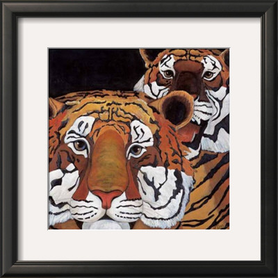 Sun Tigers by Lisa Benoudiz Pricing Limited Edition Print image