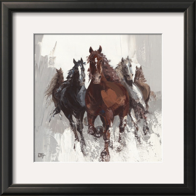 Les Chevaux Ii by Bernard Ott Pricing Limited Edition Print image