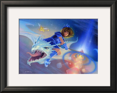 Sakura's Dragon by Alan Gutierrez Pricing Limited Edition Print image
