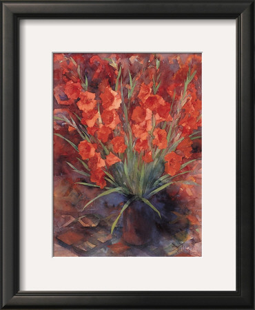 Gladioli by Shirley Felts Pricing Limited Edition Print image