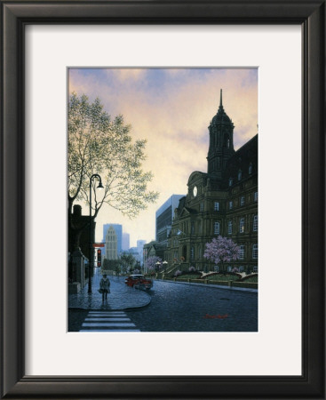 Sunrise In Old Montreal by Denis Nolet Pricing Limited Edition Print image