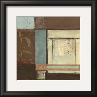 Chinese Scroll In Blue Iv by Mauro Pricing Limited Edition Print image