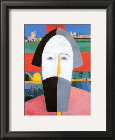 The Head Of A Peasant, C.1932 by Kasimir Malevich Pricing Limited Edition Print image