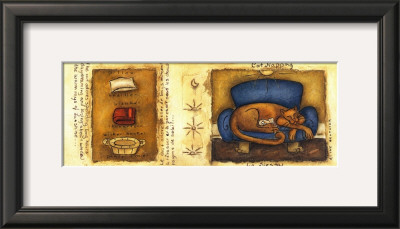Cat Napping by Aline Gauthier Pricing Limited Edition Print image