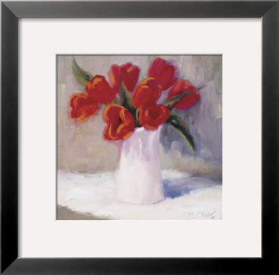 Red Tulips by B. Oliver Pricing Limited Edition Print image