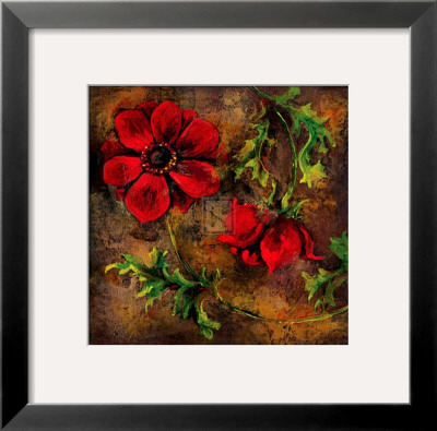 Flowers And Leaves Iv by Georgie Pricing Limited Edition Print image