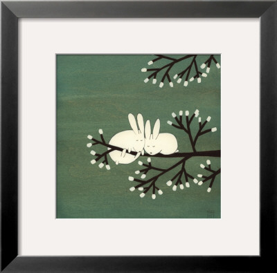 Rabbits On Marshmallow Tree by Kristiana Parn Pricing Limited Edition Print image
