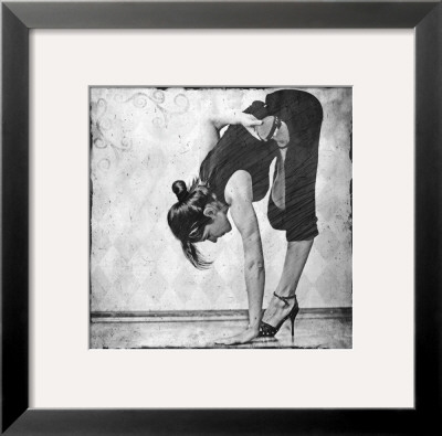 Ardha Baddha Padmottanasana by Gosia Janik Pricing Limited Edition Print image