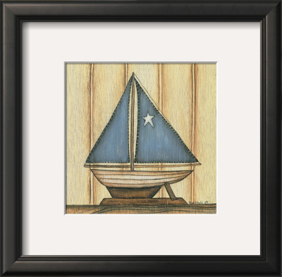 Sailboat With Star by Kim Lewis Pricing Limited Edition Print image