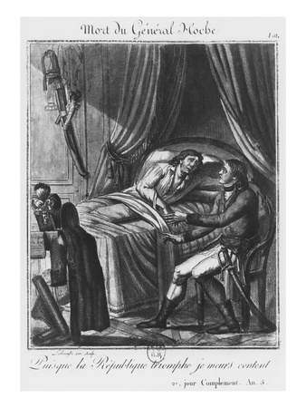 Death Of General Louis Lazare Hoche On 19Th September 1797, Engraved By Labrousse by French School Pricing Limited Edition Print image