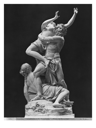 Rape Of Proserpina By Pluto While One Of Her Companions Holds Her Back, 1699 by Francois Girardon Pricing Limited Edition Print image