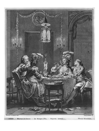 The Gourmet Supper, Engraved By Isidore Stanislas Helman by Jean Michel Moreau The Younger Pricing Limited Edition Print image