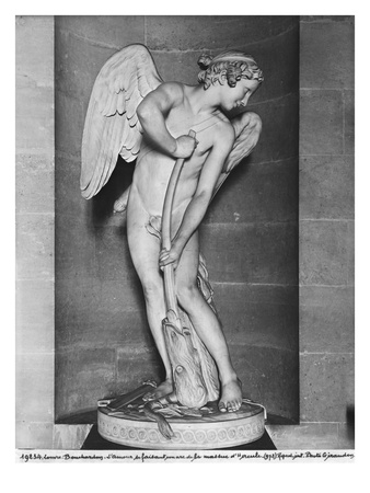 Cupid Carving His Bow From The Club Of Hercules, 1747-50 by Edme Bouchardon Pricing Limited Edition Print image