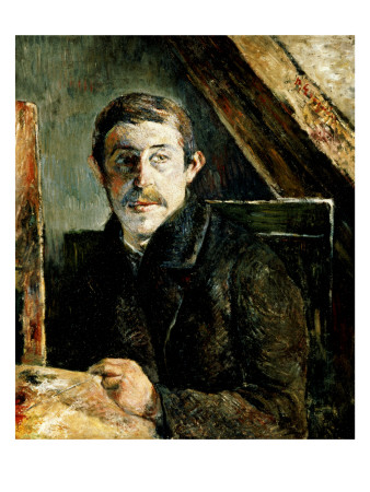 Gauguin At His Easel, 1884-85 by Paul Gauguin Pricing Limited Edition Print image
