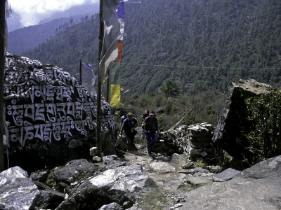 Men Walking, Nepal by Michael Brown Pricing Limited Edition Print image