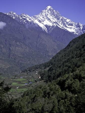 Kwandge Ri Landscape, Nepal by Michael Brown Pricing Limited Edition Print image