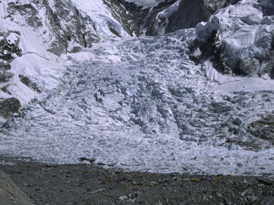 Khumbu Ice Fall On Everest Southside by Michael Brown Pricing Limited Edition Print image