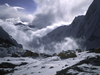 Advanced Base Camp On South Side Of Everest by Michael Brown Pricing Limited Edition Print image