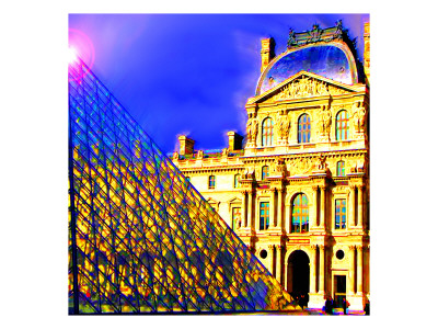 Louvre, Paris, France by Tosh Pricing Limited Edition Print image
