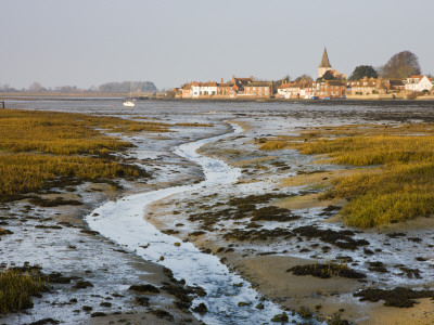 The Ancient Village Of Bosham In Chichester Harbour, West Sussex, England by Adam Burton Pricing Limited Edition Print image
