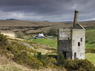 The Ruins Of Wheal Betsy Mine On The Western Edge Of Dartmoor National Park, Devon, England, 2008 by Adam Burton Pricing Limited Edition Print image