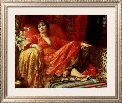 Leila, 1892 by Frank Bernard Dicksee Pricing Limited Edition Print image