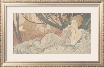 Dusk by Alphonse Mucha Pricing Limited Edition Print image