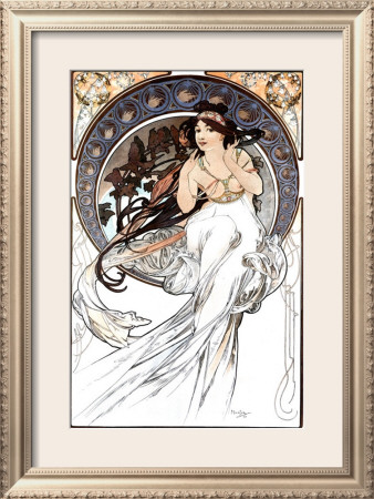 Music by Alphonse Mucha Pricing Limited Edition Print image