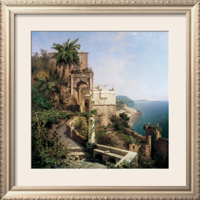 In The Garden, Amalfi Coast by Franz Richard Unterberger Pricing Limited Edition Print image