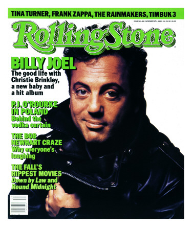 Billy Joel, Rolling Stone No. 486, November 1986 by Albert Watson Pricing Limited Edition Print image