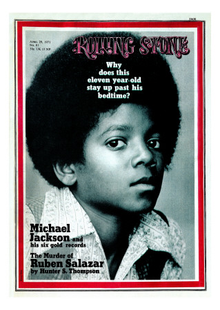 Michael Jackson, Rolling Stone No. 81, April 1971 by Henry Diltz Pricing Limited Edition Print image