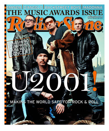 U2, Rolling Stone No. 860, January 2001 by Mark Seliger Pricing Limited Edition Print image