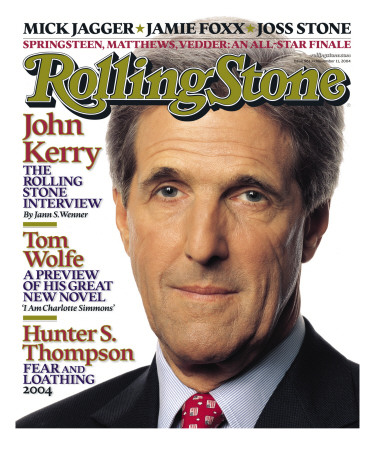 John Kerry, Rolling Stone No. 961, November 2004 by Albert Watson Pricing Limited Edition Print image