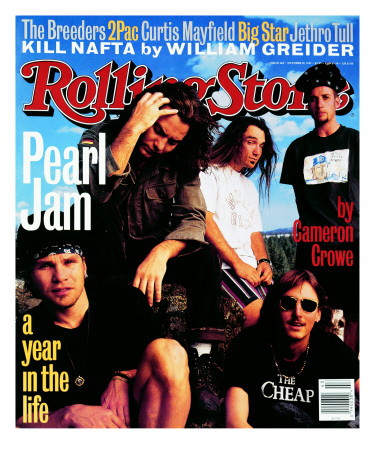 Pearl Jam, Rolling Stone No. 668, October 1993 by Mark Seliger Pricing Limited Edition Print image