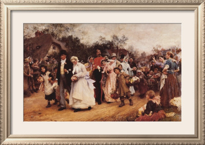 Wedding Procession by Samuel Luke Fildes Pricing Limited Edition Print image