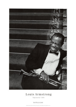 Louis Armstrong by Bob Willoughby Pricing Limited Edition Print image
