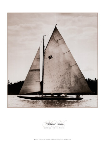 Heading For The Finish by Michael Kahn Pricing Limited Edition Print image