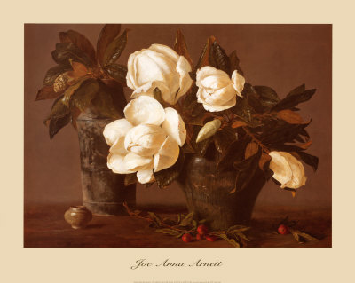 Magnolias With Crab Apples by Joe Anna Arnett Pricing Limited Edition Print image
