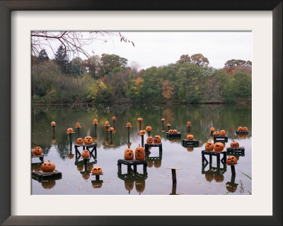 This Water Based Jack-O-Lantern Display In The Halloween Spectacular by Victoria Arocho Pricing Limited Edition Print image