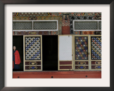 A Buddhist Monk At The Pohyon Temple On Mount Myohyang, May 17, 2006, In Central North Korea by Wally Santana Pricing Limited Edition Print image