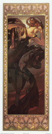 Evening Star by Alphonse Mucha Pricing Limited Edition Print image