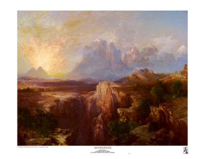 Rock Towers Of The Rio Virgin by Thomas Moran Pricing Limited Edition Print image