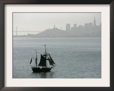 Hawaiian Chieftan, Tallship Saling On The San Francisco Bay, C.2007 by Eric Risberg Pricing Limited Edition Print image
