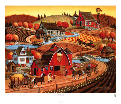 Pumpkin Time by Bob Bates Pricing Limited Edition Print image