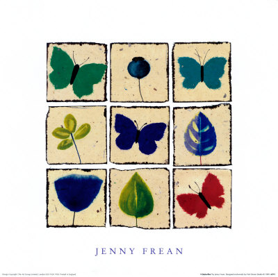 Four Butterflies by Jenny Frean Pricing Limited Edition Print image