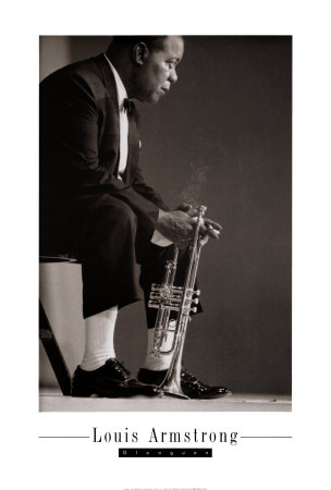 Louis Armstrong by Hervé Gloaguen Pricing Limited Edition Print image