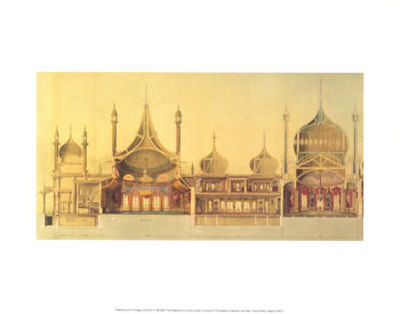 Royal Pavilion Brighton by John Nash Pricing Limited Edition Print image